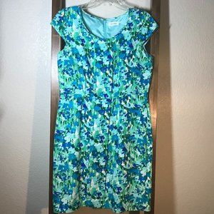 Calvin Klein Petite Linen Blend Dress